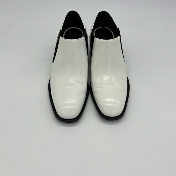 Alexander Wang Kori White Leather Cutout Heel Chelsea Ankle Boots Size 6 - Picture 3 of 16